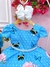 Vestido Infantil Azul Bolinhas Jardim das Borboletas Pérolas (3287AR) na internet