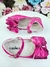 Sapatinho Pink Verniz Com Lacinho e Glitter Super Luxo (10155PK) - comprar online