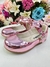 Sapatinho Rose Metalizado Com Lacinho Super Luxo (10515RM) - comprar online
