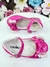 Sapatinho Pink Verniz de Lacinho Com Pérolas e Strass (41315PP) - comprar online