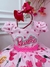 Vestido Infantil Barbie em Paris Rosa e Pink Cinto Pérolas (0037RR)