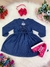 Vestido Infantil Jeans Com Manga Longa Mermaid Off Duty (0010JE)