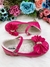 Sapatinho Pink Verniz Com Aplique de Laço e Strass (410PK) - comprar online