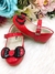 Sapatinho Vermelho Com Lacinho da Minnie Super Luxo (102VE) - Utilidades Shopping