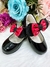 Sapatinho Preto Com Lacinho Minnie Super Luxo (103PP)