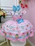 Vestido Infantil Rosa Mundo dos Doces Confeitaria C/ Broche (0890RS) - Utilidades Shopping