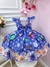 Vestido Infantil Lilás Jardim das Borboletas Cinto Pérolas (1165LL) - Utilidades Shopping