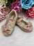 Sapatinho Nude Verniz Com Lacinho Pérolas Strass (73301NP) - Utilidades Shopping