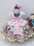 Imagem do Vestido Infantil Jardim das Borboletas Encantado C/ Pérolas (1135BA)
