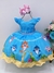 Vestido Infantil Baby Shark Azul Com Cinto de Pérolas (1150SK) - comprar online