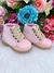 Coturno Infantil Rosa Com Brilho e Cadarço (3010201) - loja online