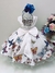 Vestido Infantil Jardim das Borboletas Off Luxo Festa (1425) - Utilidades Shopping