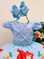 Vestido Infantil Princesa Sereia Ariel Azul Strass Pérolas (8019AR) na internet