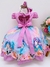 Vestido Infantil Sereia Lilás Cinto Pérolas C/ Tiara (1012LI) na internet