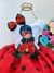 Vestido Infantil Lady Bug Branco e Vermelho com Lacinho (0108LB) na internet