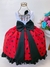 Vestido Infantil Lady Bug Branco e Vermelho com Lacinho (0108LB) - Utilidades Shopping