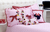 Kit Colcha Cobre Leito Minnie Solteiro 04 Peças Rosa (DCR5599)