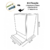 SUPORTE BAÚ PARA BIKE TROVARELLI Preto (30374) - Utilidades Shopping