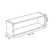 Imagem do Nicho Retangular Decorativo Trovarelli 70x15x15 Branco (29316)