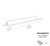 Prateleira Tempero Simples 55cm Em Mdf Madeirado (67236) - comprar online