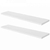 Prateleira Simples Branca 70X20 cm Com Suporte Em Mdf (74152)