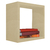 Nicho Decorativo 20x20x15 cm Em Mdf Natural (80228) - comprar online