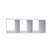 Nicho Triplo 80x30x20 Branco Em Mdf (91200) - comprar online