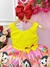 Vestido Infantil Festa da Magali Com Strass Aplique Laço (4053AM) - comprar online