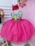 Vestido Infantil Barbie Colorido Neon Saia Pink e Glitter (1237PK) na internet