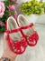Sapatilha Flor Di MIla Baby Vermelho Lacinho Strass (SPTLFLRDMLBBVRMLLCSTRS) - comprar online