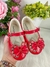 Sapatilha Flor Di MIla Baby Vermelho Lacinho Strass (SPTLFLRDMLBBVRMLLCSTRS) na internet