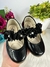 Sapatilha Doce Pe Mila Florida Preta (SAPTLHFLRDMLPRET) - Utilidades Shopping