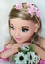 Faixa Belli Jardim Rosa Bebe Com Dourado (FAIXBLLRSBBCDOU)