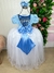 Vestido Enjoy Longo Mari Peito Rendado Azul Bebe (VESTENJLNGPTRNNDAZLBB) - comprar online