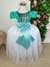 Vestido Enjoy Longo Mari Peito Rendado Verde Tiffany (VESTENJLNGMPVRT) - comprar online