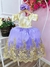 Vestido Infantil Marfim Com Lilás e Renda Realeza (2229LM) - Utilidades Shopping