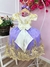 Imagem do Vestido Infantil Marfim Com Lilás e Renda Realeza (2229LM)