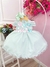Vestido Infantil Bebê Verde C/ Renda Jardim Encantado Pérolas (3567VD) - comprar online