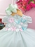 Vestido Infantil Bebê Verde C/ Renda Jardim Encantado Pérolas (3567VD) - Utilidades Shopping