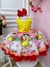 Vestido Infantil Festa da Magali Com Strass Aplique Laço (4053AM) - comprar online