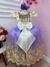 Vestido Infantil Marfim Com Lilás e Renda Realeza (2229LM) - loja online