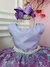 Vestido Infantil Ariel Princesa C/ Renda e Cinto de Pérolas (2203LL) - Utilidades Shopping