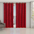 Cortina Blackout 50004vermelho Prata com Voil Xadrez 2,80 m x 2,30 m - Vermelho 50004