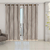 Cortina Blackout 50004avela Prata com Voil Xadrez 2,80 m x 2,30 m - Avelã 50004 - comprar online