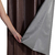 Cortina Blackout 50006tabaco PVC com Tecido Voil 2,00 m x 1,40 m - Tabaco 50006 - Utilidades Shopping