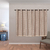 Cortina Blackout 50008avela PVC com Tecido Voil Xadrez 2,00 m x 1,40 m - Avelã 50008