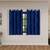 Cortina Blackout 50008marinho PVC com Tecido Voil Xadrez 2,00 m x 1,40 m - Marinho 50008 - comprar online