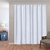 Cortina Blackout 50009branco PVC com Tecido Voil Xadrez 2,80 m x 2,30 m - Branco 50009 na internet