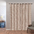 Cortina Blackout 50009avela PVC com Tecido Voil Xadrez 2,80 m x 2,30 m - Avelã 50009