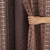 Cortina Blackout 50008tabaco PVC com Tecido Voil Xadrez 2,00 m x 1,40 m - Tabaco 50008 - comprar online